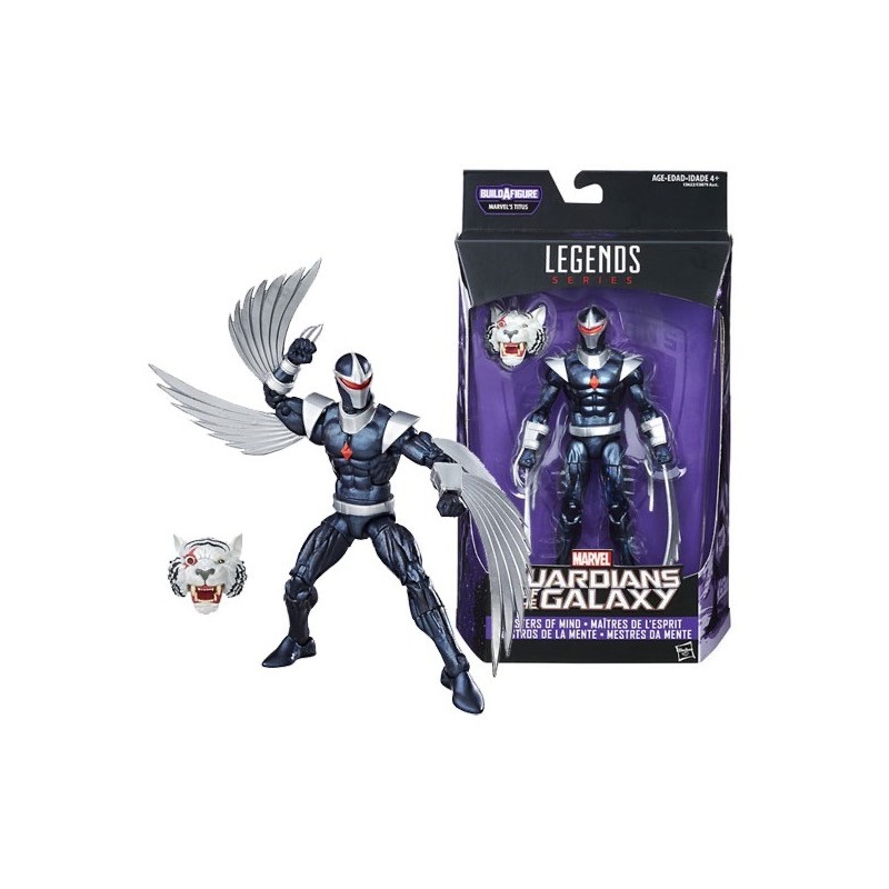 Marvel Legends Guardians of the Galaxy Dark Hawk / Darkhawk 6 Inch Action Figure (BAF: Titus)