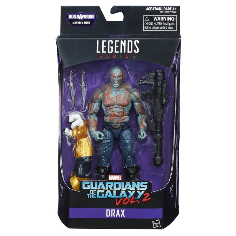 Marvel Legends Guardians of the Galaxy Drax 6 Inch Action Figure (BAF: Titus)