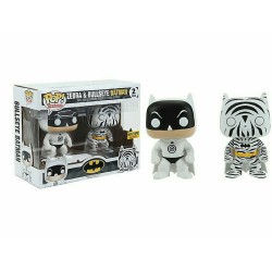 Funko Pop! DC Super Heroes- Zebra & Bullseye Batman (2 Pack)