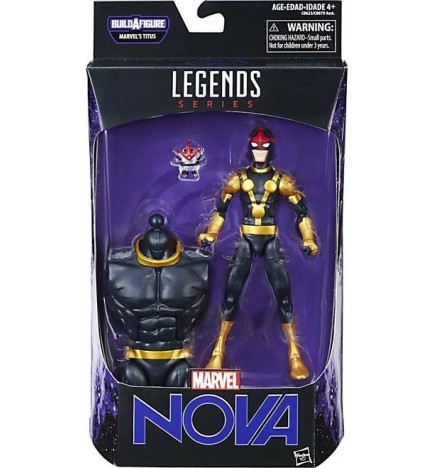 Marvel Legends Guardians of the Galaxy Nova 6 Inch Action Figure (BAF: Titus)