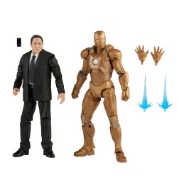 Marvel Legends Infinity Saga: Happy Hogan and Iron Man Mark XXI 6 Inch Action Figure 2-pack