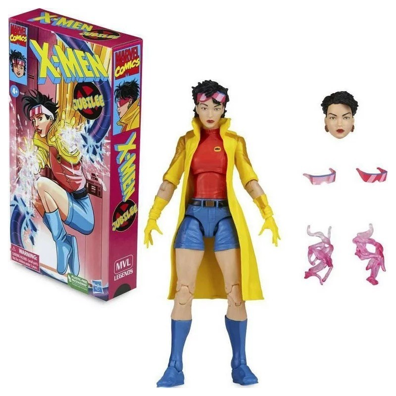 Marvel Legends X-Men Jubilee VHS packaging 6 Inch Action Figure