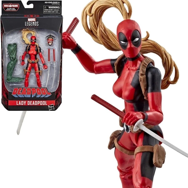 Marvel Legends Lady Deadpool 6 Inch Action Figure (BAF: SAURON)