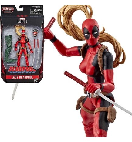 Marvel Legends Lady Deadpool 6 Inch Action Figure (BAF: SAURON)