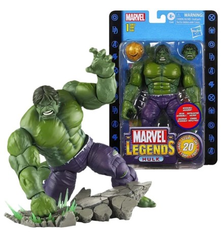 Marvel Legends 20th Anniversary Hulk 6 Inch Action Figure