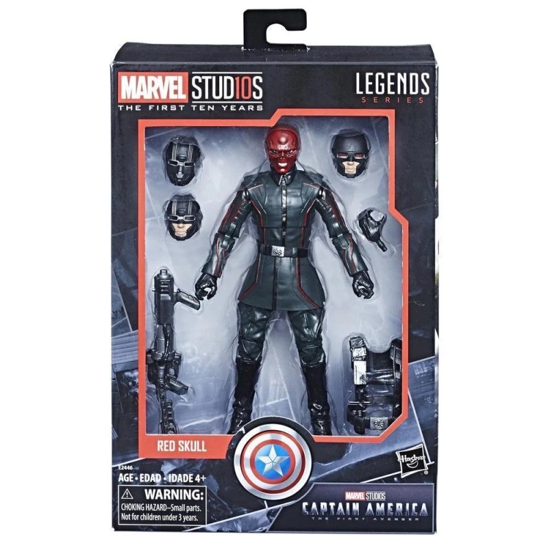 Marvel Legends Marvel Studios: The First Ten Years Captain America The First Avenger: Red Skull 6 Inch Action Figure