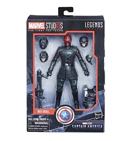 Marvel Legends Marvel Studios: The First Ten Years Captain America The First Avenger: Red Skull 6 Inch Action Figure