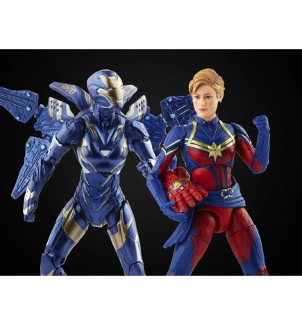 Marvel Legends infinity Saga: Rescue and Captain Marvel 6 Inch Action Figure 2-pack