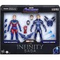 Marvel Legends infinity Saga: Rescue and Captain Marvel 6 Inch Action Figure 2-pack