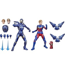 Marvel Legends infinity Saga: Rescue and Captain Marvel 6 Inch Action Figure 2-pack