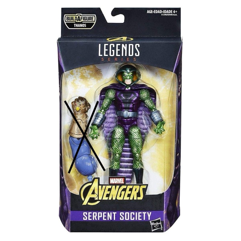 Marvel Legends Serpent Society 6 Inch Action Figure (No BAF: Thanos)