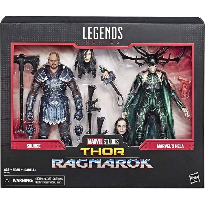 Marvel Legends Thor: Ragnarok Skurge vs Hela 6 Inch Action Figure 2-pack