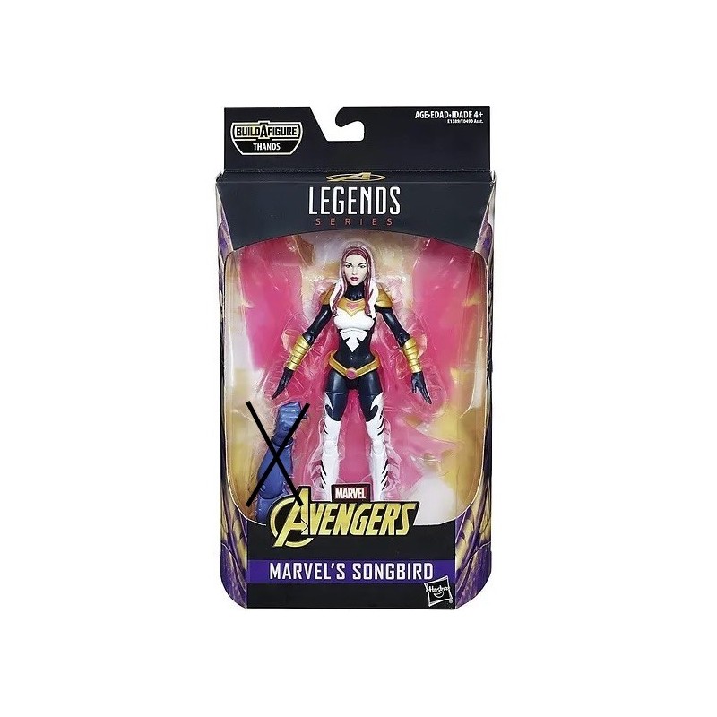 Marvel Legends Songbird 6 Inch Action Figure (NO BAF: Thanos)