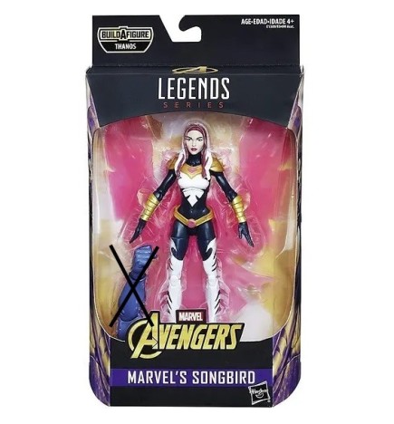 Marvel Legends Songbird 6 Inch Action Figure (NO BAF: Thanos)