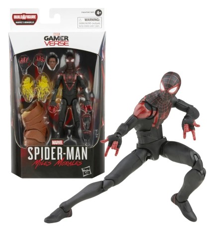 Marvel Legends Spider-man Gamerverse Miles Morales 6 Inch Action Figure (BAF: Armadillo)