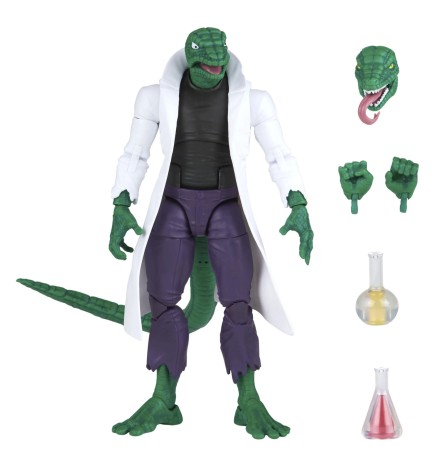 Marvel Legends Retro Spider-Man Lizard 6 Inch Action Figure