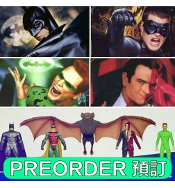 Pre-Order DC Multiverse (McFarlane) - Batman Forever set of 4 with BAF Nightmare Bat