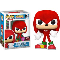 Funko Pop! Games Sonic The Hedgehog Knuckles (Flocked) Target Con 2022 Vinyl Figure 854