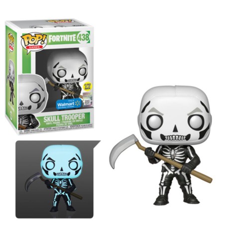 Funko Pop! Games: Fortnite - Skull Trooper (Glow in the Dark) Walmart Exclusive 438