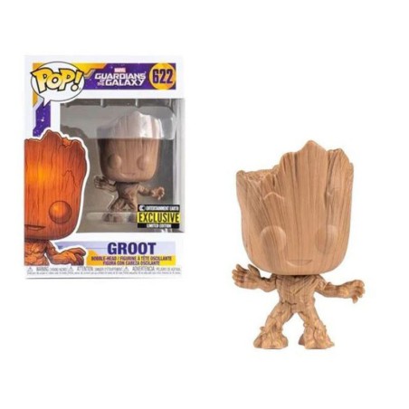 Funko Pop! Marvel Groot (Wood Deco) Entertainment Earth Exclusive 622