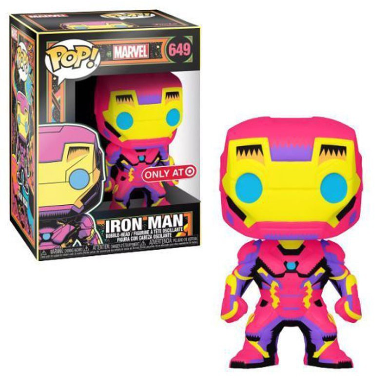 Funko Pop! Marvel Iron man (Blacklight) Target Exclusive 649