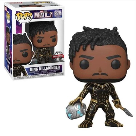 Funko Pop! Marvel What If...? Black Panther: King Killmonger (Special Edition) 878