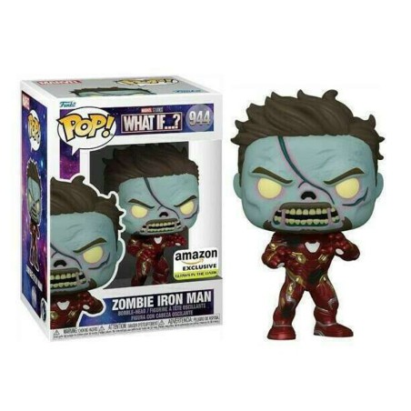 Funko Pop! Marvel What If...? Zombie Iron Man Amazon Exclusive (Glow in the dark) 944