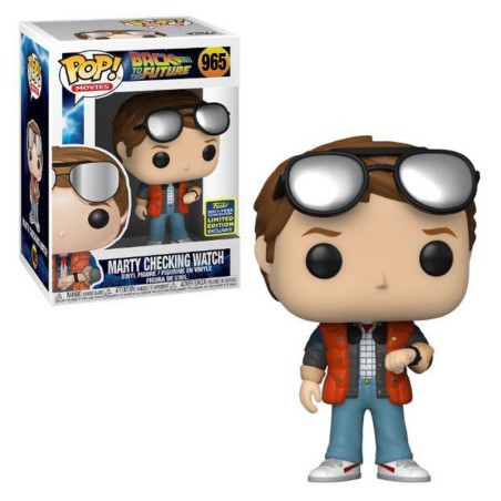 Funko Pop! Movies - Back to the Future - Marty Checking Watch 2020 Summer Convention Limited Edition Exclusive 965