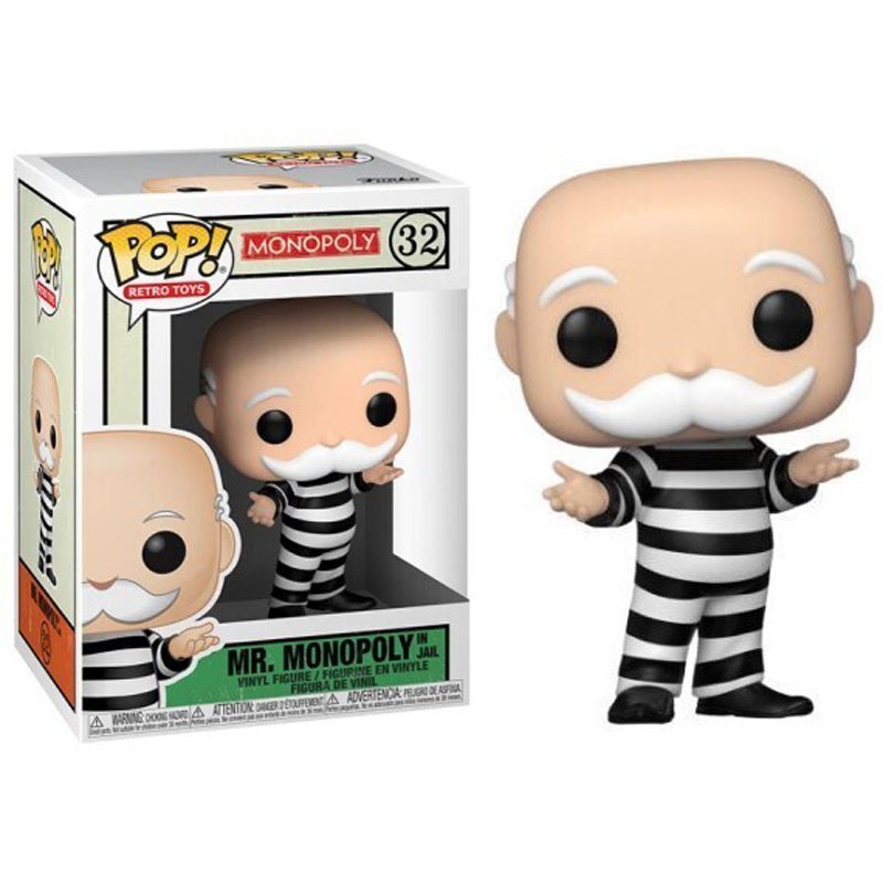 Funko Pop! Retro Toys: Monopoly - Mr. Monopoly In Jail 32