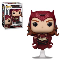 Funko Pop! Marvel WandaVision Scarlet Witch with Darkhold Glow in the dark EE Exclusive 823