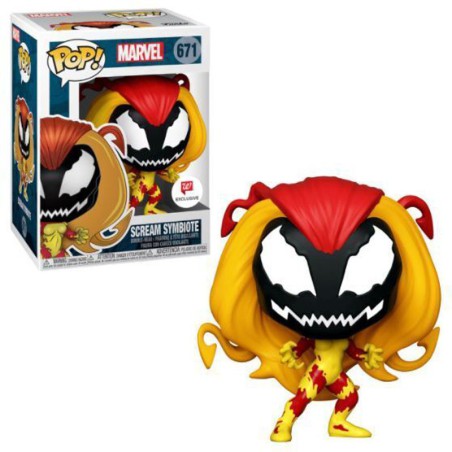 Funko Pop! Marvel Spider-Man Venom : Scream Symbiote Walgreen Exclusive 671