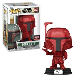 Funko Pop! Star Wars Boba Fett (The Book of Boba Fett) (Red Chrome)  Target Con 2022 Vinyl Figure 462