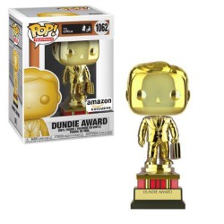 Funko Pop! Television The Office Dundie Award Gold Chrome Amazon Exclusive 1062