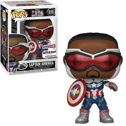 Funko Pop! Marvel The Falcon and Winter Soldier: Captain America (Sam Wilson) (Year of the Shield) Amazon Exclusive 818