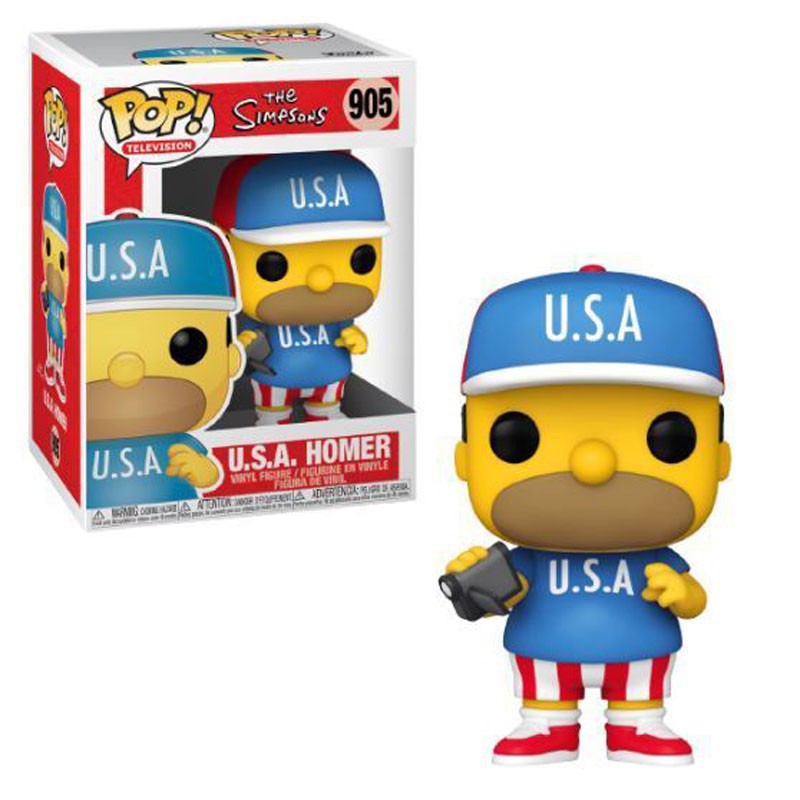 Funko Pop! TV The Simpsons U.S.A Homer 905