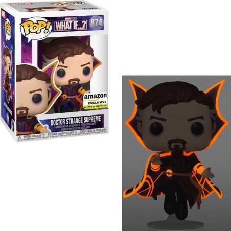 Funko Pop! Marvel What If...? Doctor Strange (Glow in the dark) Amazon Exclusive 874