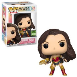 Funko Pop! DC Super Heroes Wonder Woman w/ Tiara Boomerang (Metallic) WW84 2021 Spring Convention Limited Edition Exclusive 347