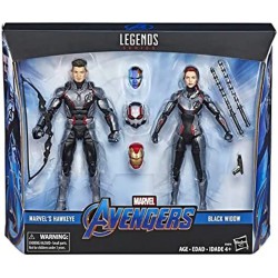 Marvel Legends Avengers Endgame Hawkeye & Black Widow Team Suit 2 PACK 6 Inch Action Figure