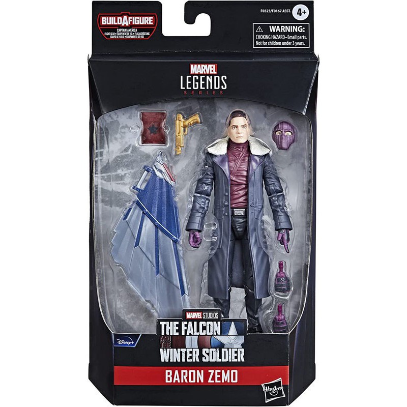 Marvel Legends Baron Zemo 6 Inch Action Figure (BAF: Disney Plus Captain America - Flight Gear) 6 of 6