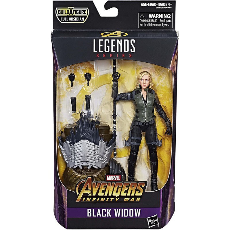 Marvel Legends Avengers Infinity War Black Widow 6 Inch Action Figure (BAF: Cull Obsidian)