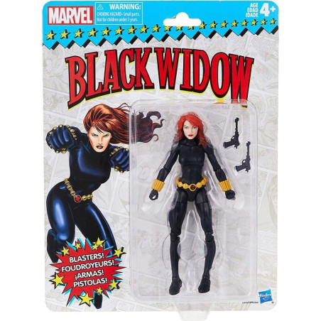 Marvel Legends Retro Black Widow 6 Inch Action Figure