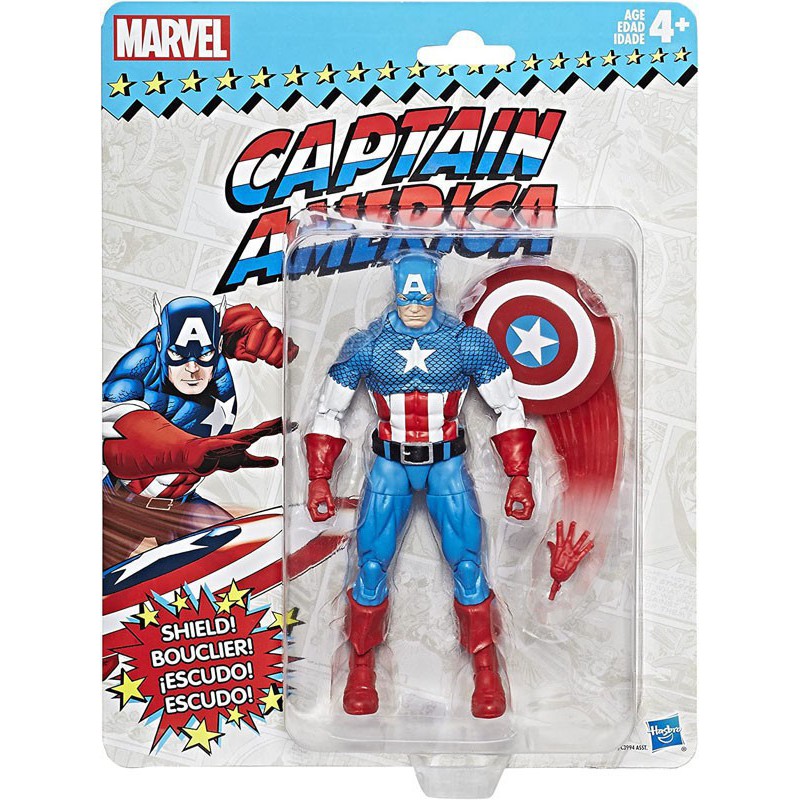 Marvel Legends Retro Captain America 6 Inch Action Figure