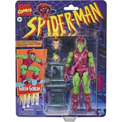 Marvel Legends Retro Spider-Man Green Goblin 6 Inch Action Figure