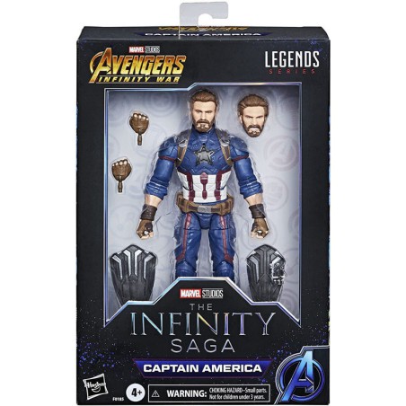 Marvel Legends Infinity Saga - Captain America 6 Inch Action Figure