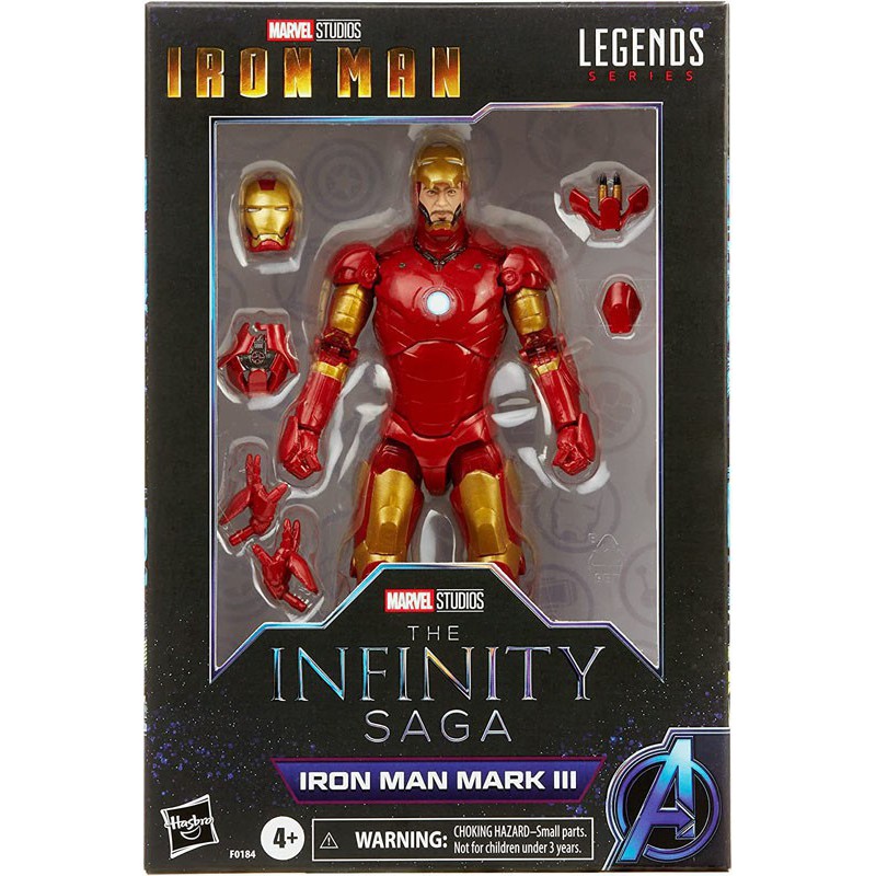 Marvel Legends Infinity Saga - Iron Man (Mark III) 6 Inch Action Figure