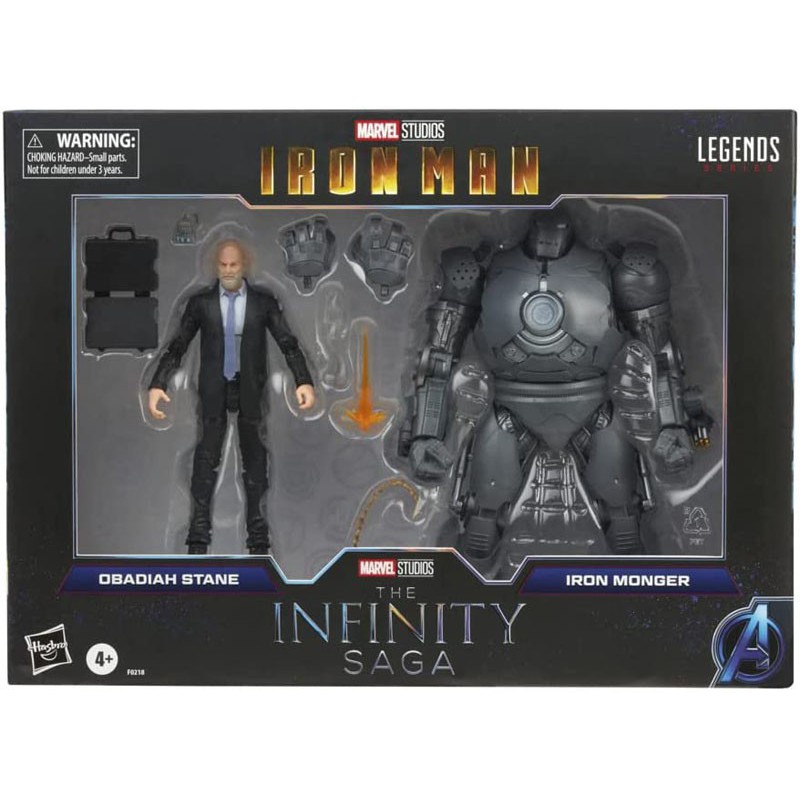 Marvel Legends Infinity Saga - Iron Man - Obadiah Stane and Iron Monger 2-pack 6 Inch Action Figures