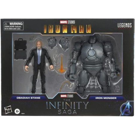 Marvel Legends Infinity Saga - Iron Man - Obadiah Stane and Iron Monger 2-pack 6 Inch Action Figure