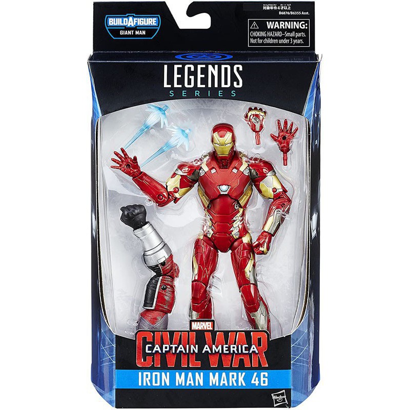 Marvel Legends Iron Man (Mark 46) 6 Inch Action Figure (BAF: Giant Man)