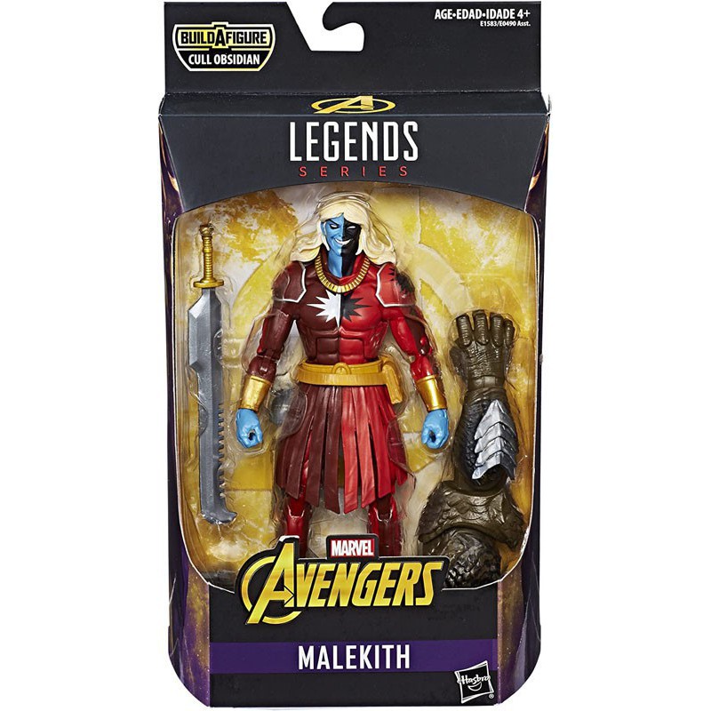 Marvel Legends Malekith 6 Inch Action Figure (BAF: Cull Obsidian)