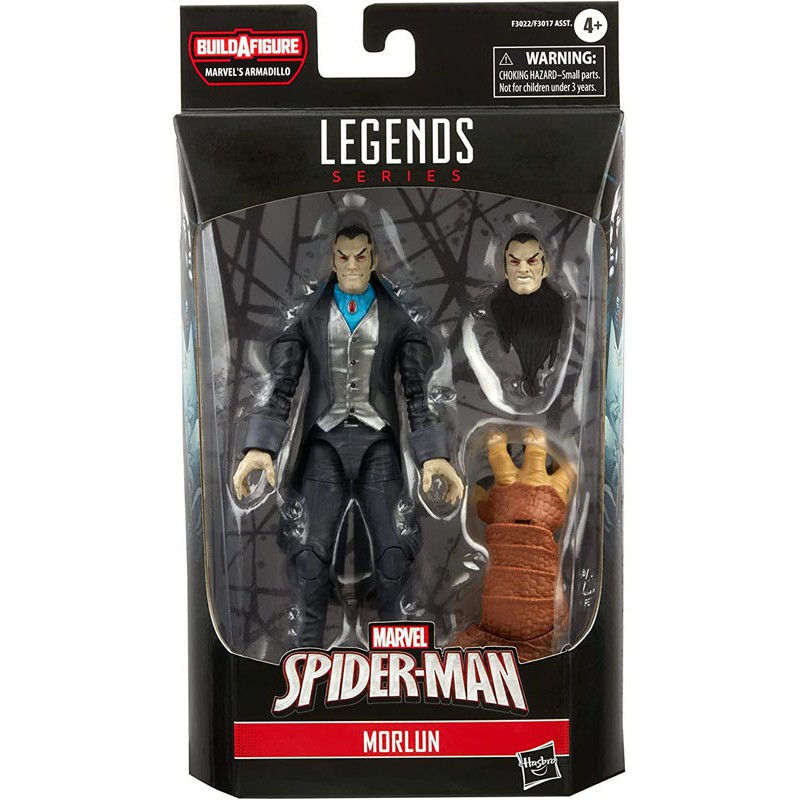 Marvel Legends Spider-Man's Morlun 6 Inch Action Figure (BAF: Armadillo)